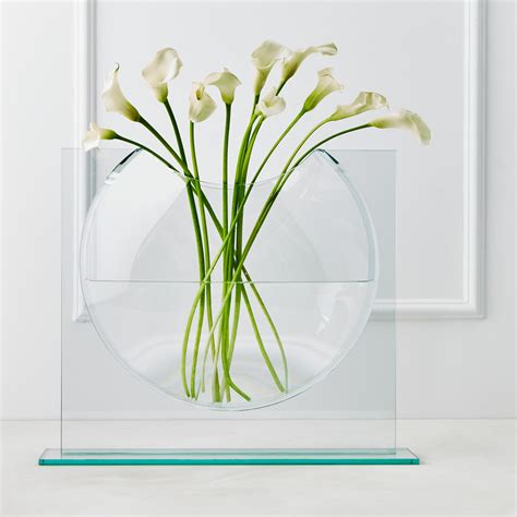 Clear and Purple Glass 9. . Z gallery vases